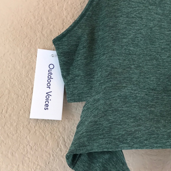 Outdoor Voices Slashback Crop, NWT. Xs - Picture 5 of 8